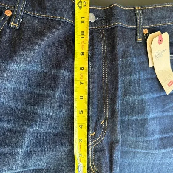 NWT Levi’s Mens Jeans 46x34 Big & Tall 541 Athletic Taper Blue Casual Stretch - Picture 4 of 11